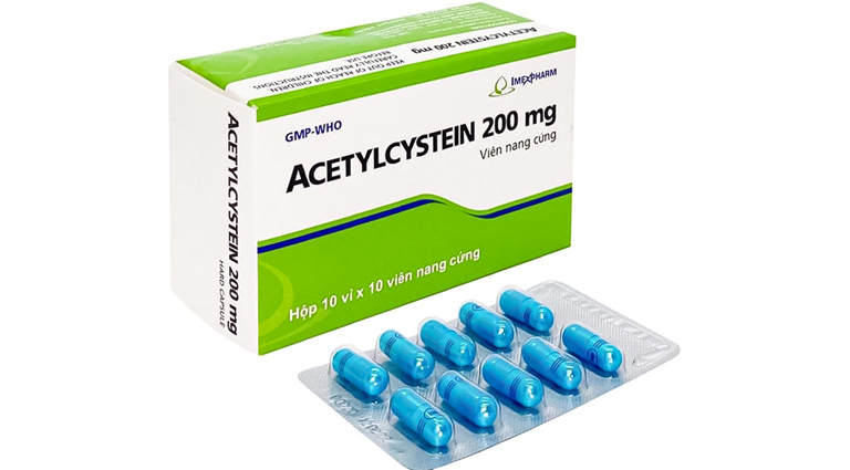 Acetylcystein phá vỡ cấu trúc chất nhầy, giúp dễ tống xuất hơn
