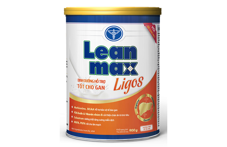 Sữa Lean max ligos cung cấp năng lượng và dưỡng chất cần thiết cho người bệnh gan