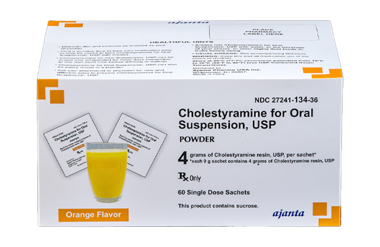 Cholestyramine ngăn cản tái hấp thu cholesterol