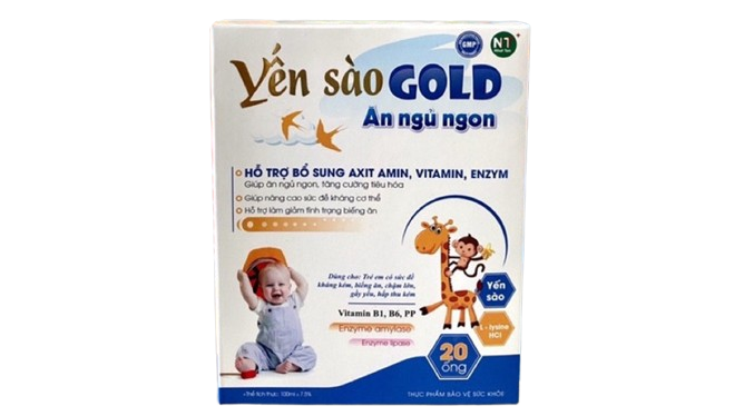 Siro yến sào ăn ngủ ngon Gold