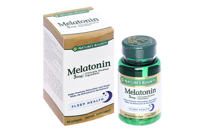 Sử dụng viên uống Melatonin trị mất ngủ