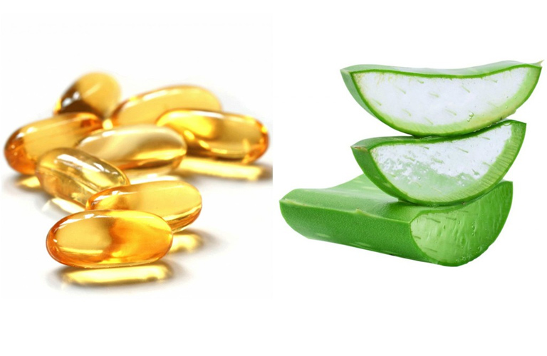 Sự kết hợp giữa nha đam và vitamin E giúp bảo vệ da khỏi tác hại của gốc tự do