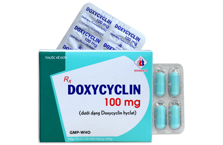 Doxycyclin 100mg được chỉ định theo phác đồ điều trị của Sanford Guide 2011-2012