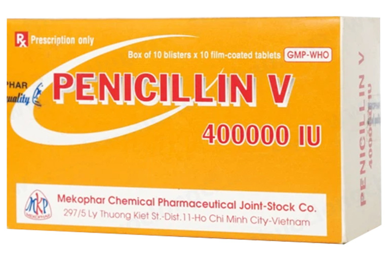 Penicillin thuộc nhóm kháng sinh trị viêm họng do vi khuẩn