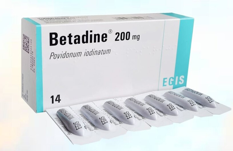 Viên đặt âm đạo Betadine