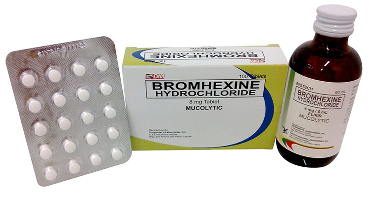 Thuốc Tây chữa ho có đờm Bromhexine